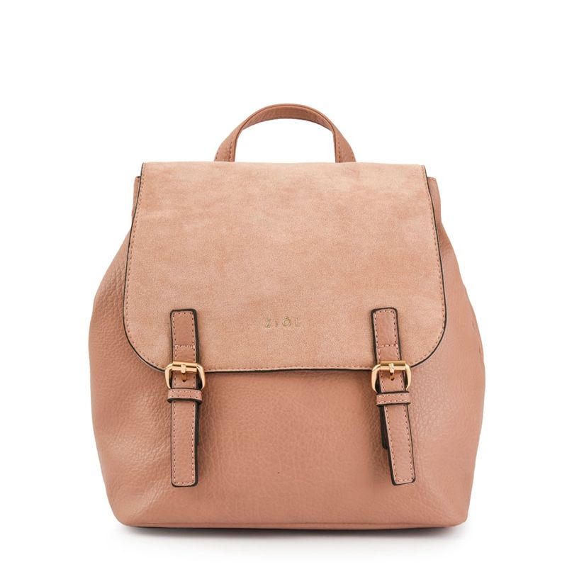 ZIOL - Mochila con tapa mediana bladia rosa viejo
