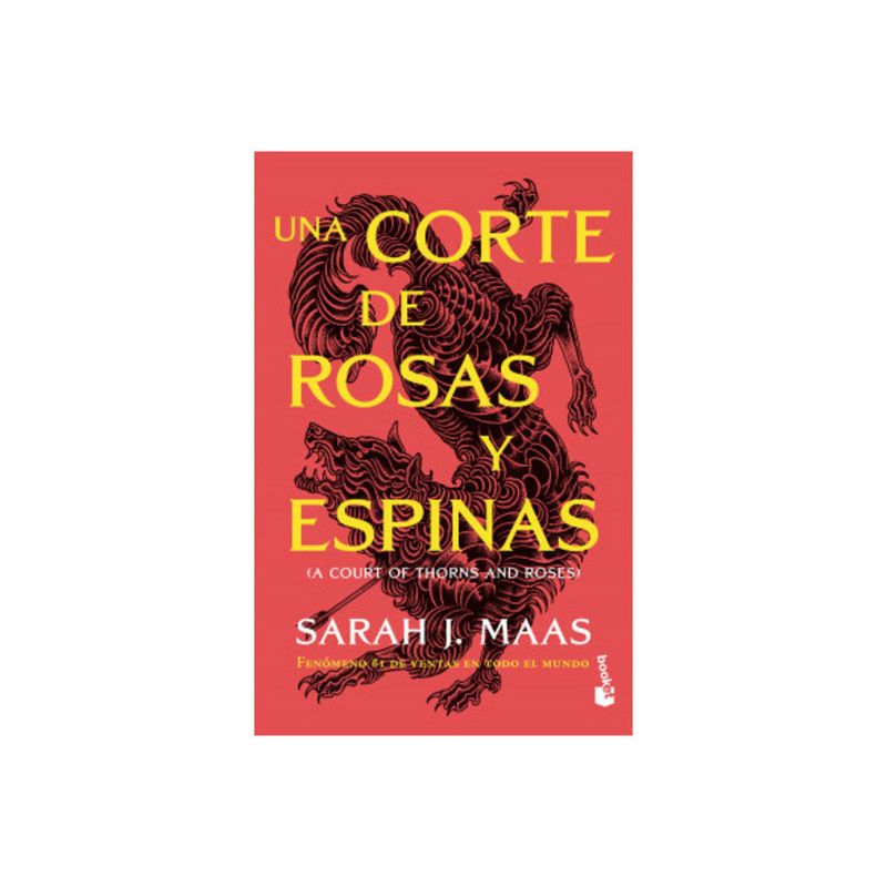 TOP10BOOKS - LIBRO UNA CORTE DE ROSAS Y ESPINAS / TAPA BLANDA / SARAH J. MAAS