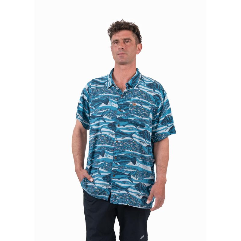 KAYA UNITE - Guayabera Catch Blue