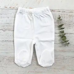 WAWABABY - Patitas Unisex Wawa Blancas Basicas Algodón Pima
