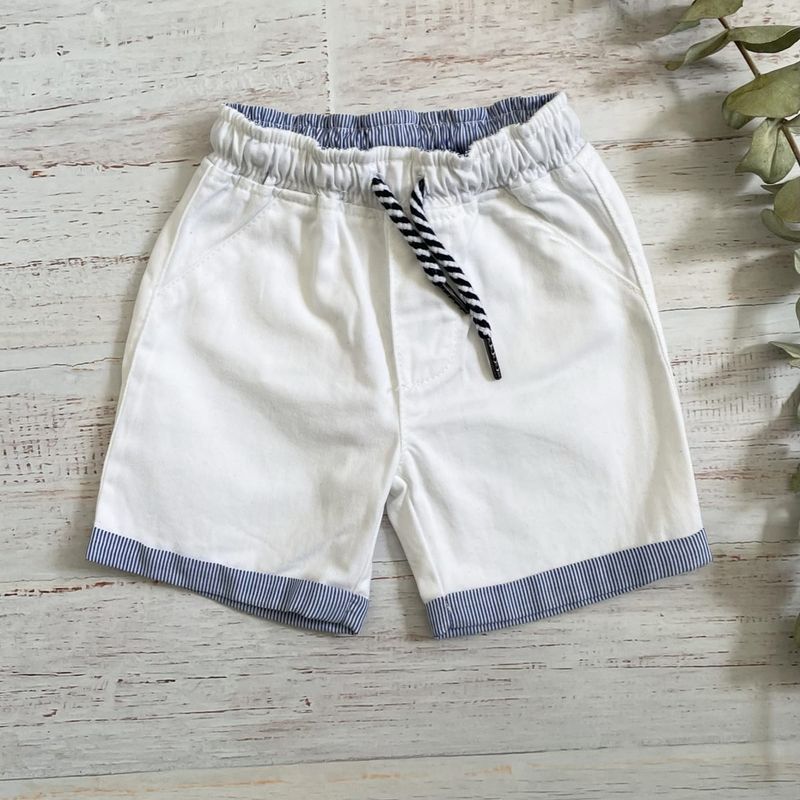 WAWABABY - Short Wawa de niños Michell blanco