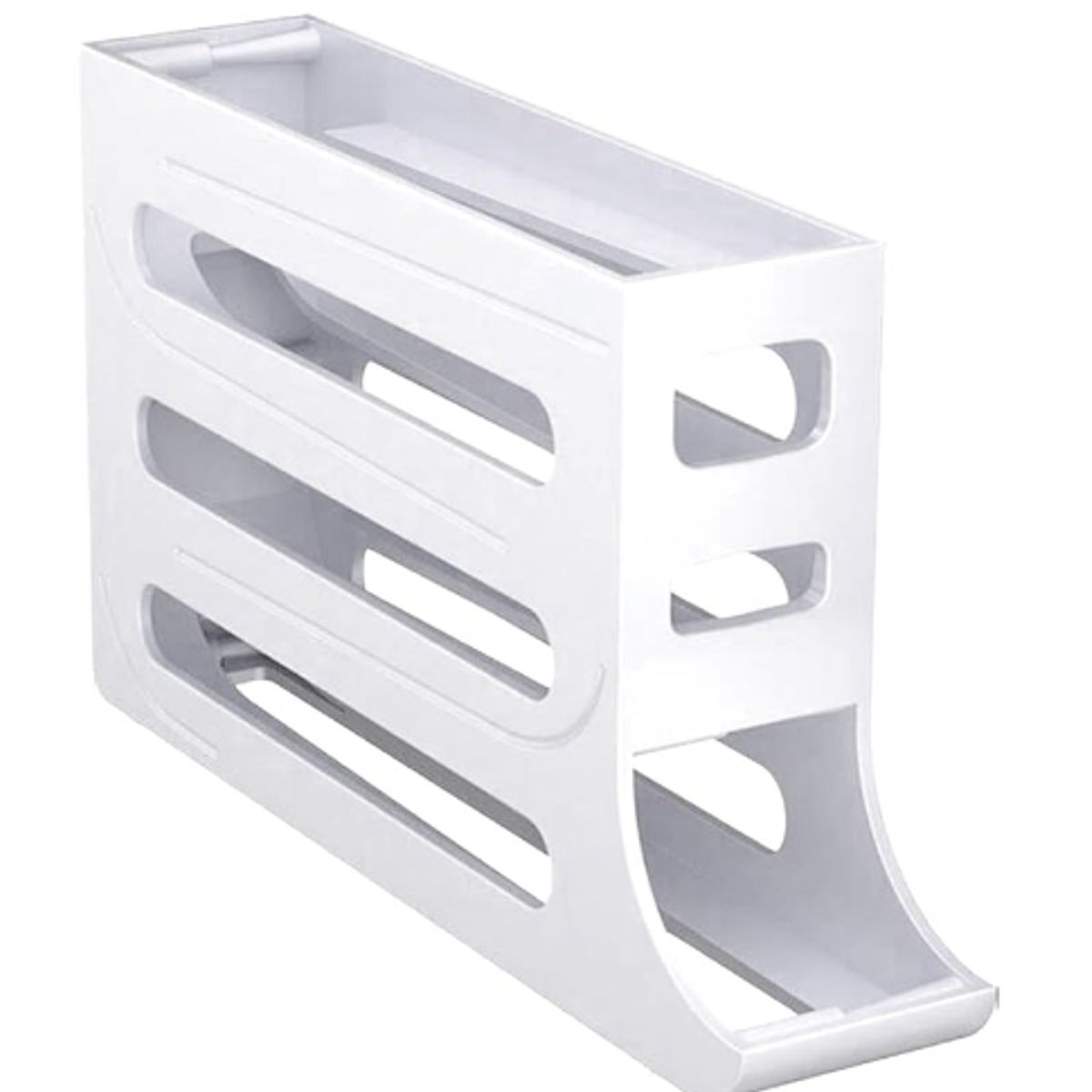 GENERICO - Dispensador de Huevos Pro con 4 Bases Perfecta para Organizar Huevos