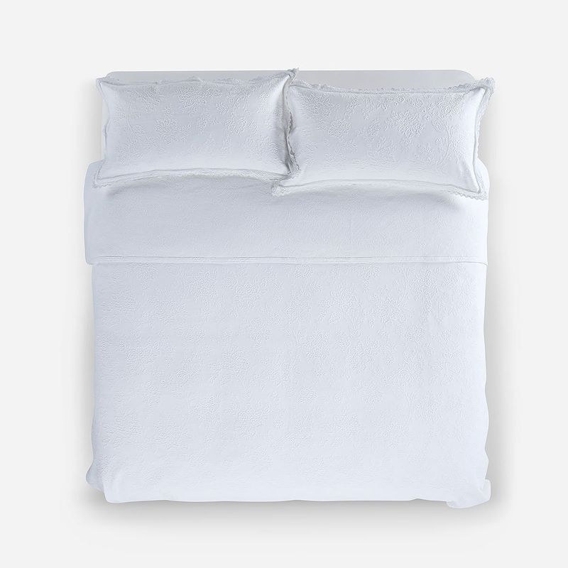 ROSEN - Colcha Algodón Denver Blanco King