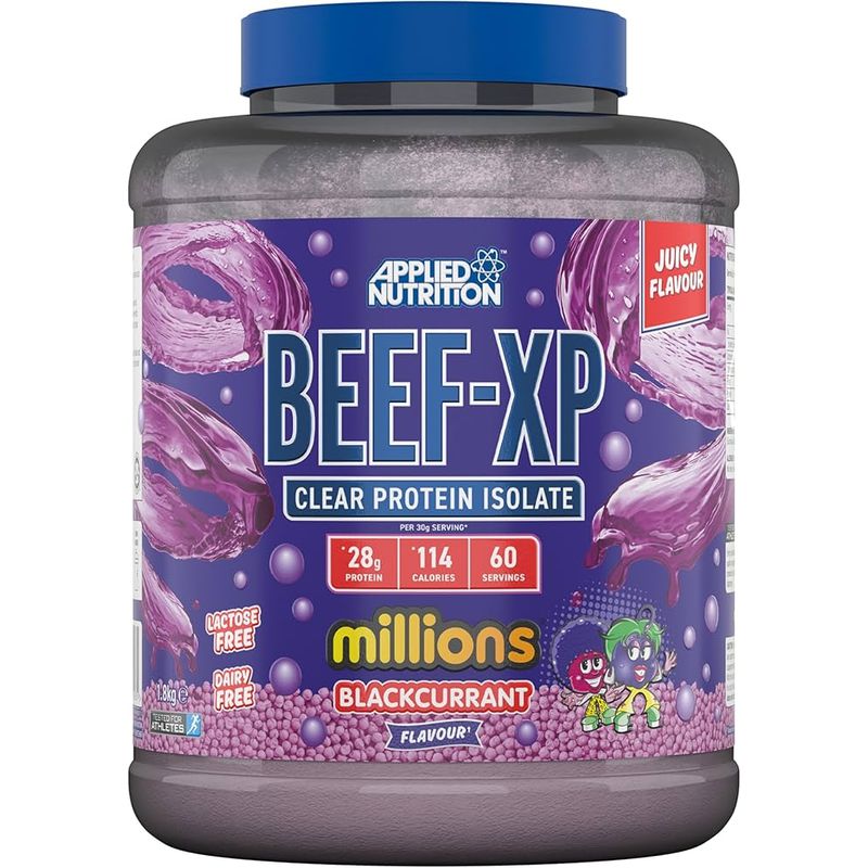 APPLIED NUTRITION - Beef-XP Applied Nutrition 4 Libras 60 Servicios. BLACKCURRANT.