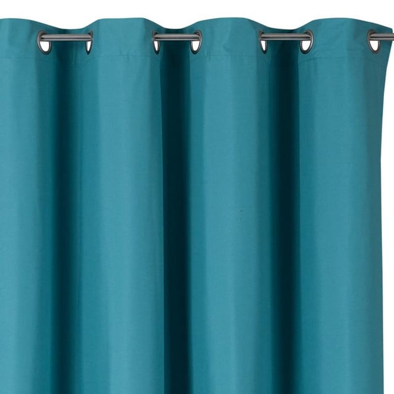 GENERICO - PACK DE CORTINA BLACKOUT MAS VISILLO 140X220 Turquesa