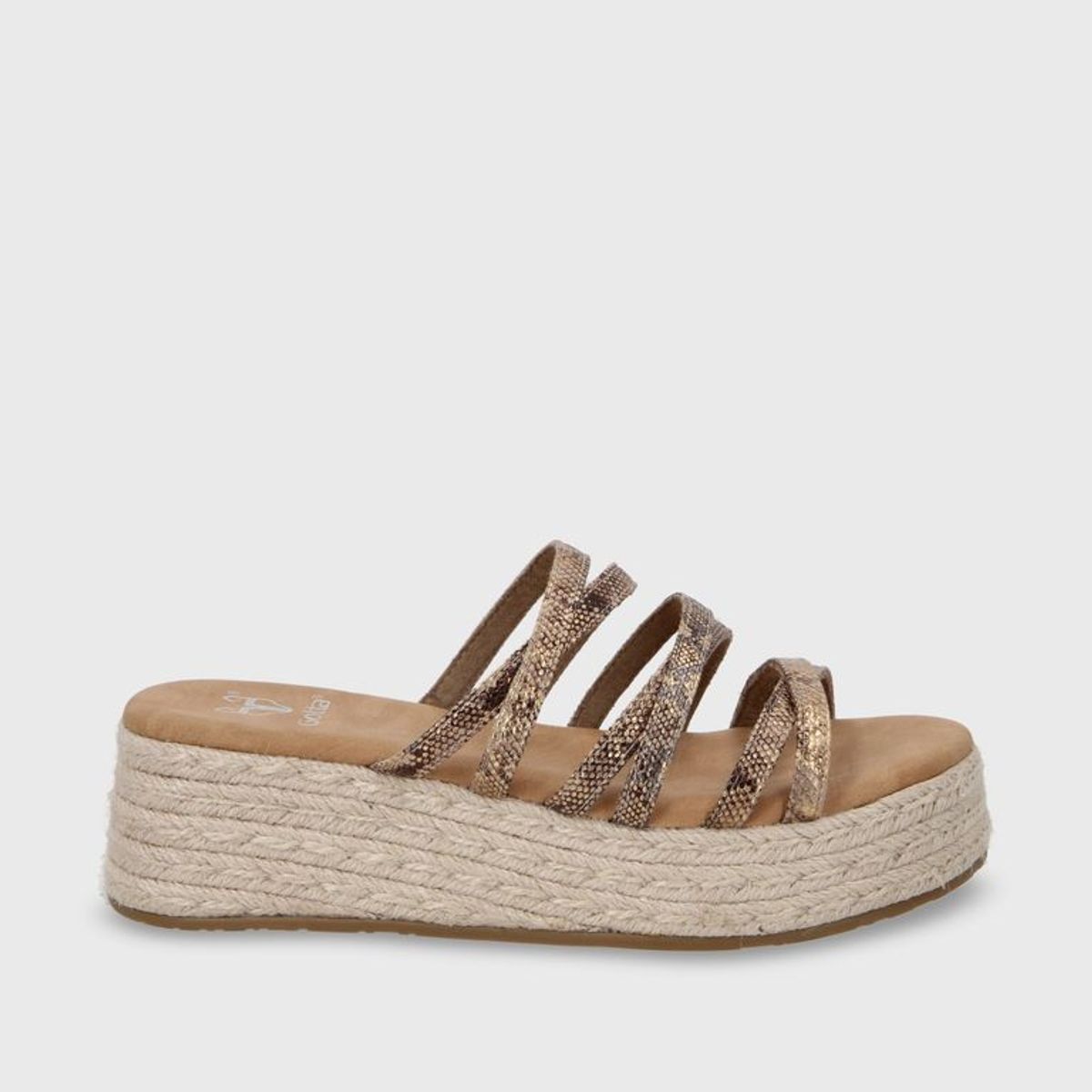 GOTTA - Sandalia Mujer Oro Plataforma 55972 Gotta
