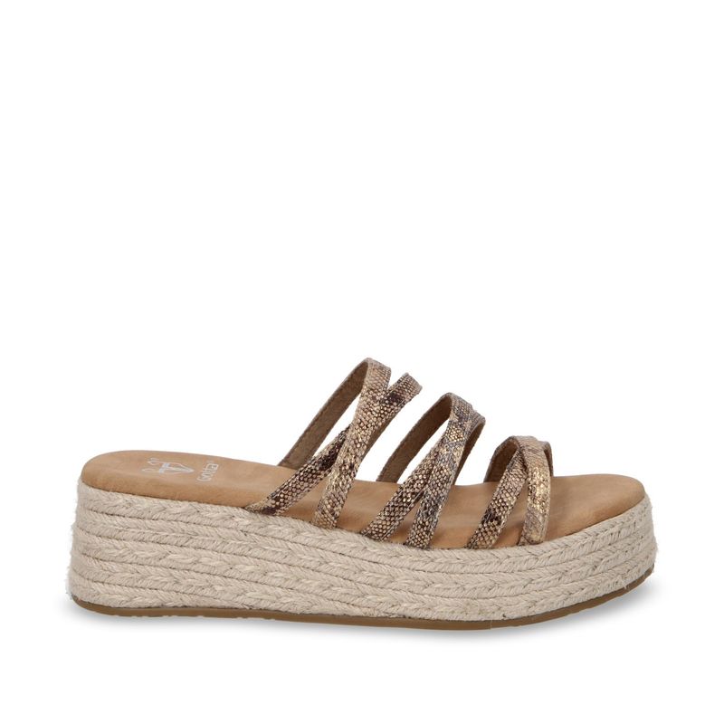 GOTTA - Sandalia Mujer Oro Plataforma 55972 Gotta