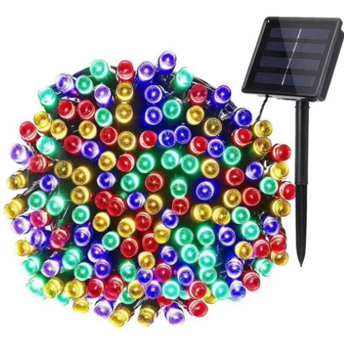 GENERICO - Luces Solares Navidad Guirnalda 10 Metros 100 Led