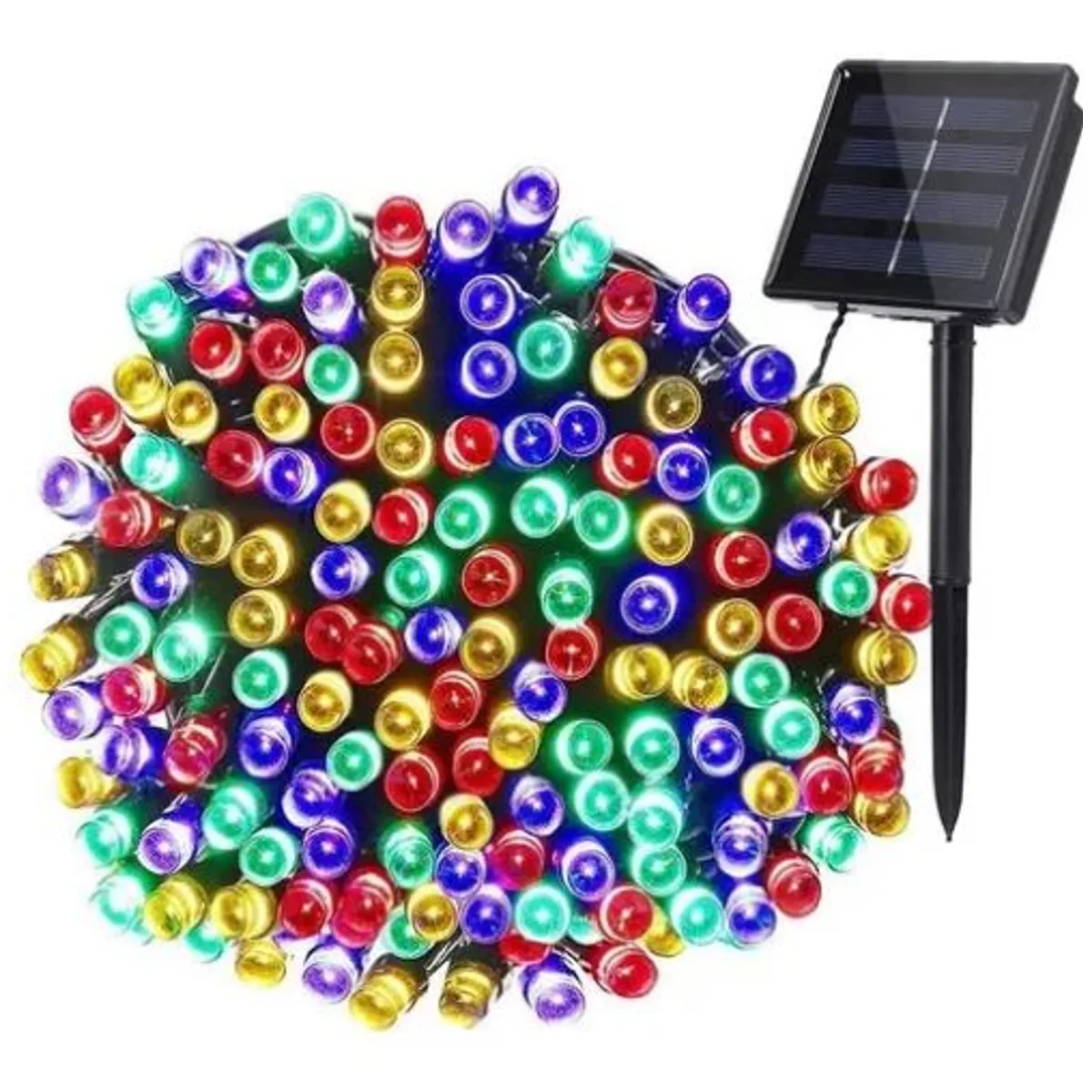 GENERICO - Luces Solares Navidad Guirnalda 10 Metros 100 Led