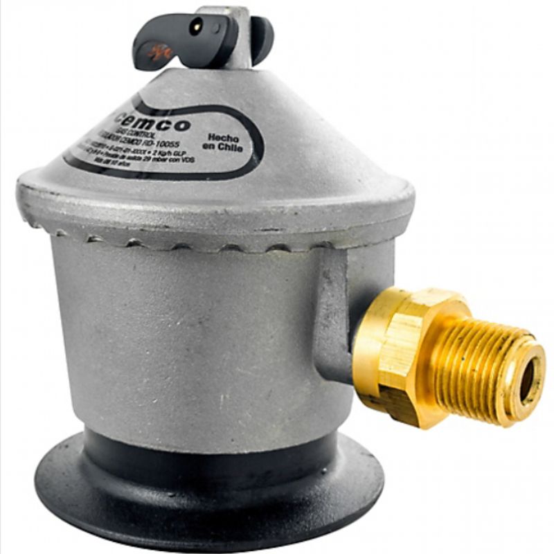 GENERICO - REGULADOR GAS 5-11-15KG CON CORTE ARRIBA CEMCO