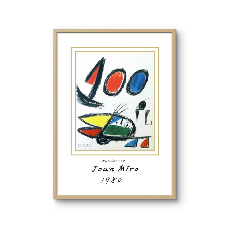 GENERICO - Cuadro decorativo Nro 100 Joan Miró