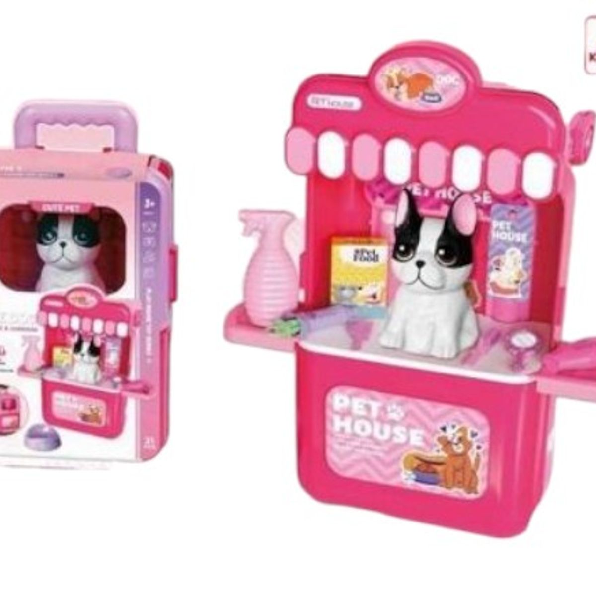 GENERICO - Maleta 3 En 1 Cuidados Mascota cachorro Pets Hospital