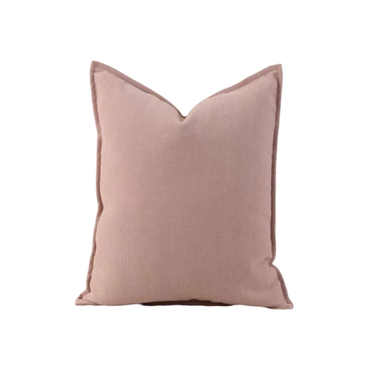 GENERICO - JUEGO DE 2  FUNDAS CHENILLE LISO 45 x 45 cm ROSADO…