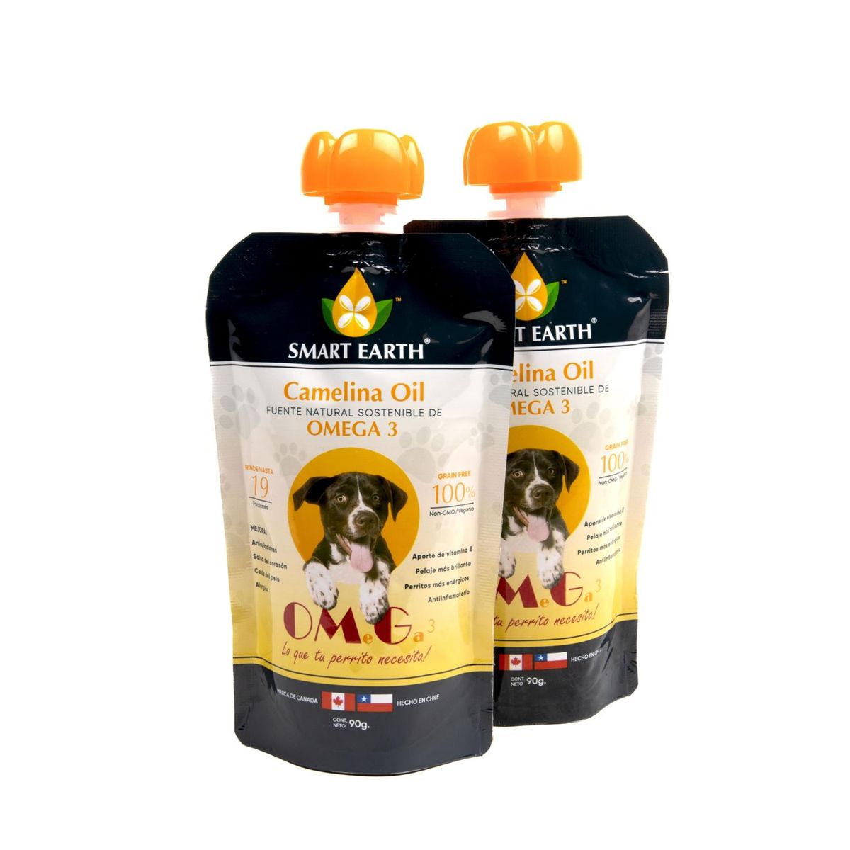 GENERICO - Omega 3 Smart Earth Camelina Oil para Caninos pack X2