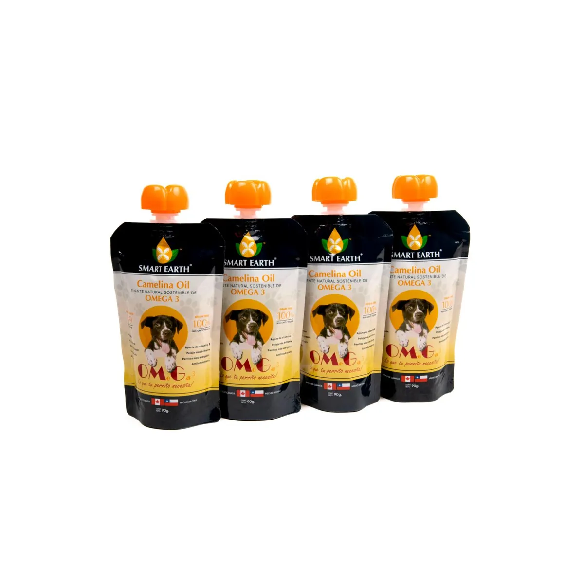 GENERICO - Omega 3 Smart Earth Camelina Oil para Caninos pack X4