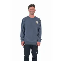 KAYA UNITE - Polerón Hombre Crewneck Heal Blue