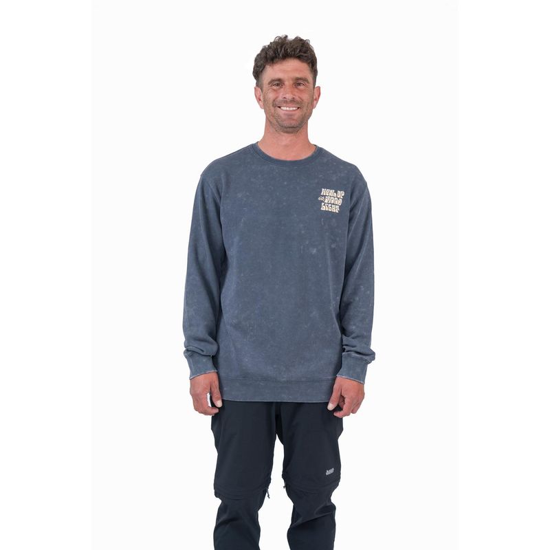 KAYA UNITE - Polerón Hombre Crewneck Heal Blue