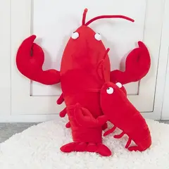 GENERICO - Muñeco De Peluche Langosta Cangrejo Lindo Decoración Kawaii 30CM