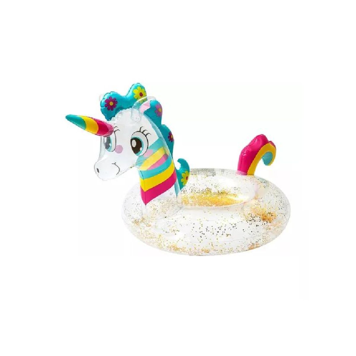GENERICO - Flotador unicornio bebé inflable 60 cm multicolor