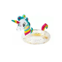 GENERICO - Flotador unicornio bebé inflable 60 cm multicolor
