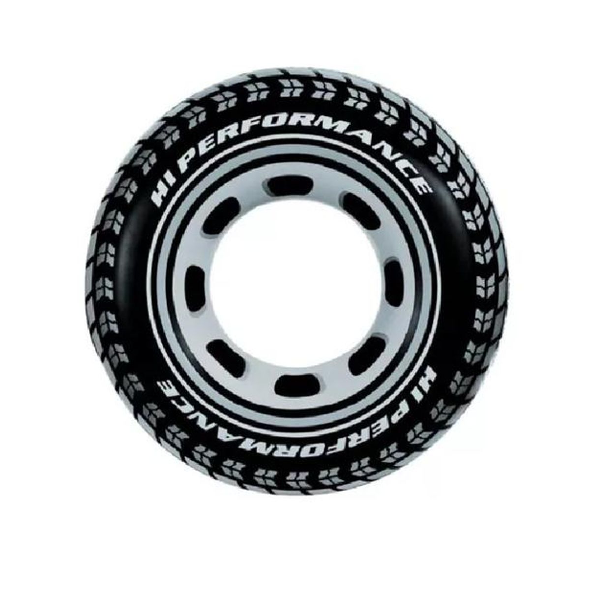 GENERICO - Flotador inflable anillo Intex Giant Tire Tube 91 cm negro