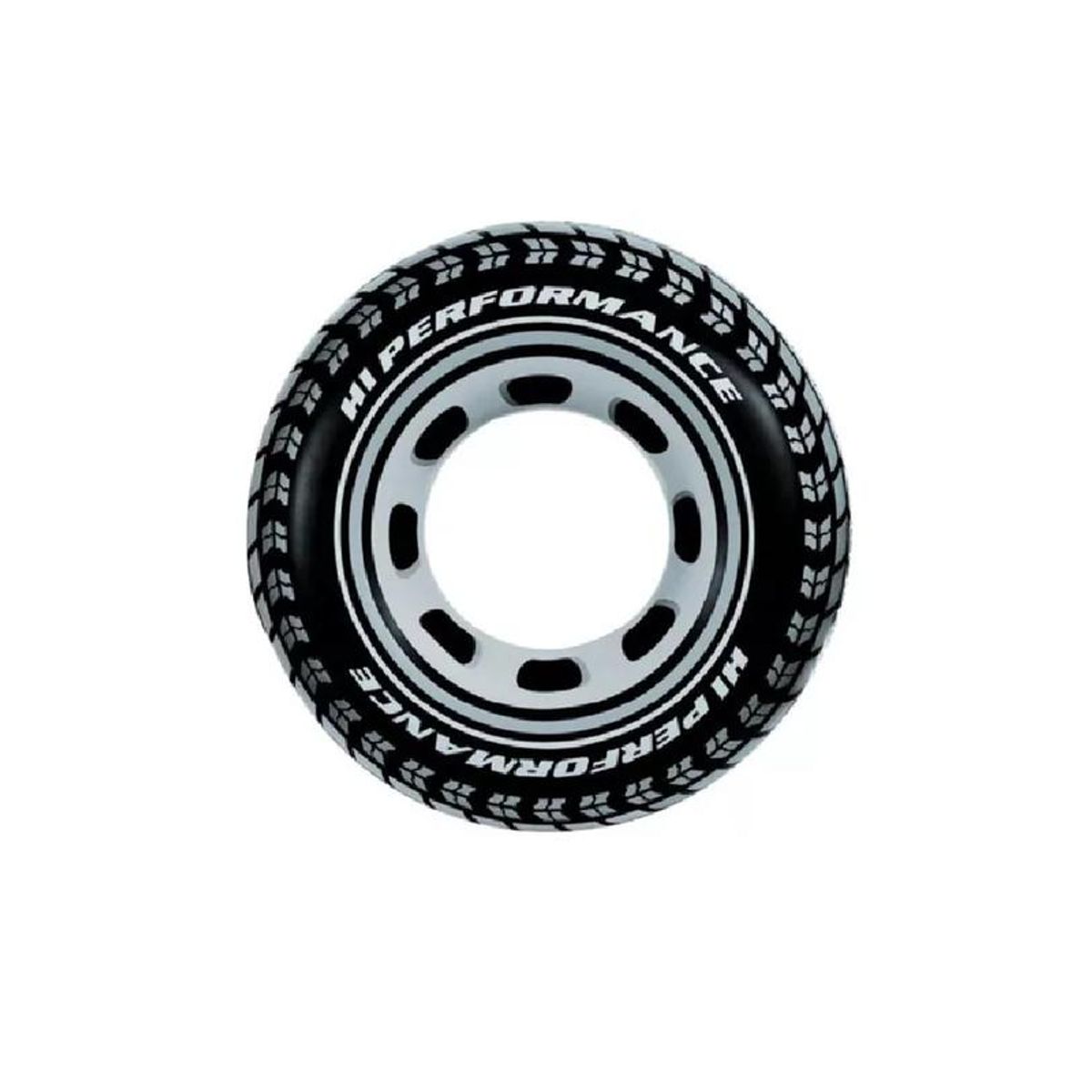 GENERICO - Flotador inflable anillo Intex Giant Tire Tube 91 cm negro