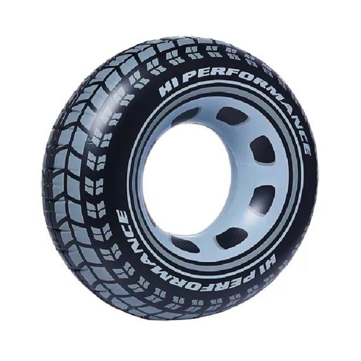GENERICO - Flotador inflable anillo Intex Giant Tire Tube 91 cm negro