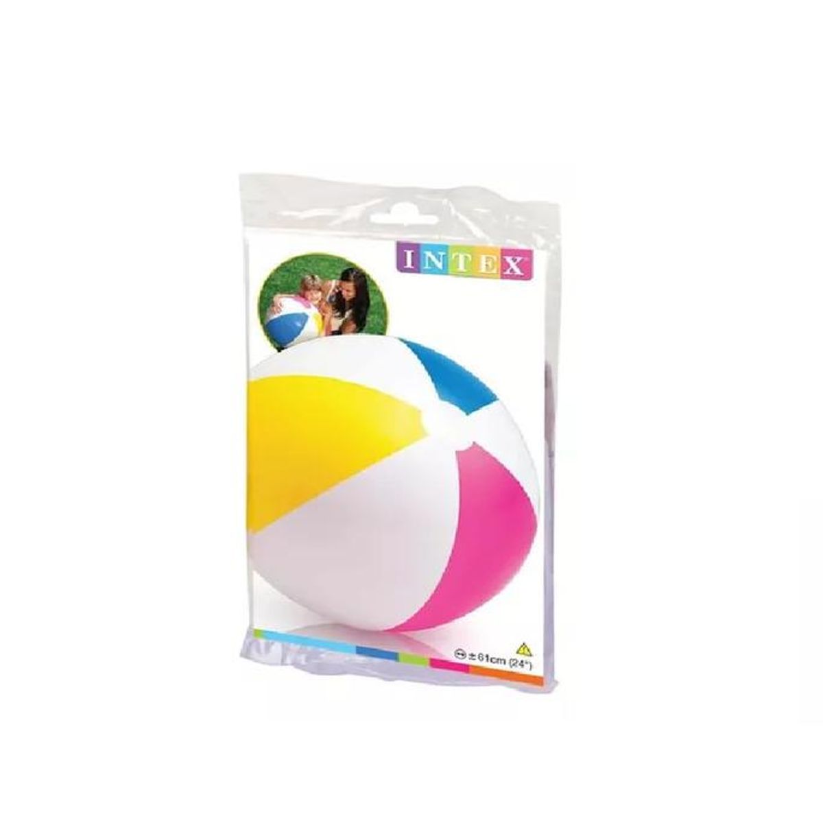GENERICO - Pelota de playa inflable 61 cm multicolor