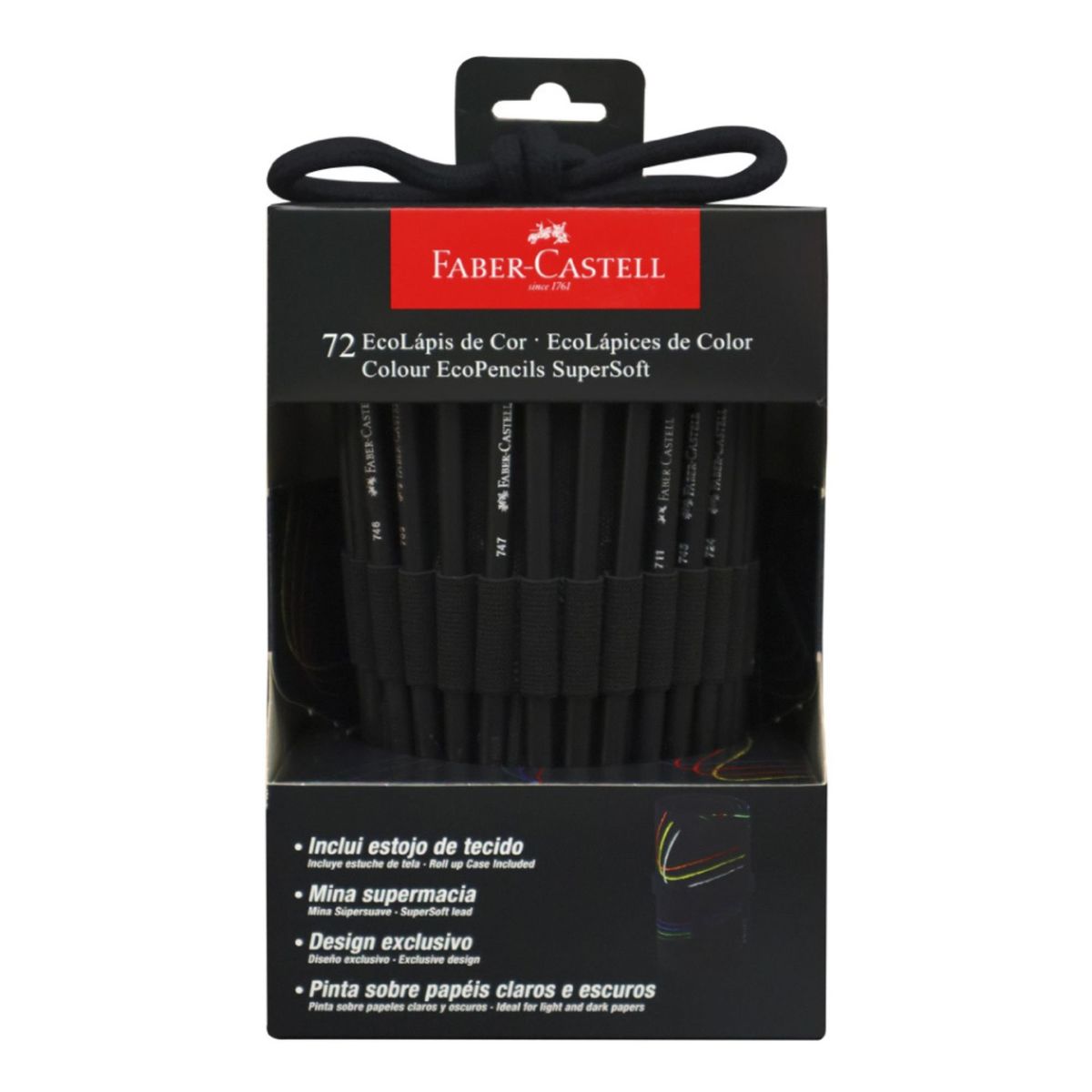 FABER-CASTELL - Rollo Ecolápices Faber-Castell Supersoft x72