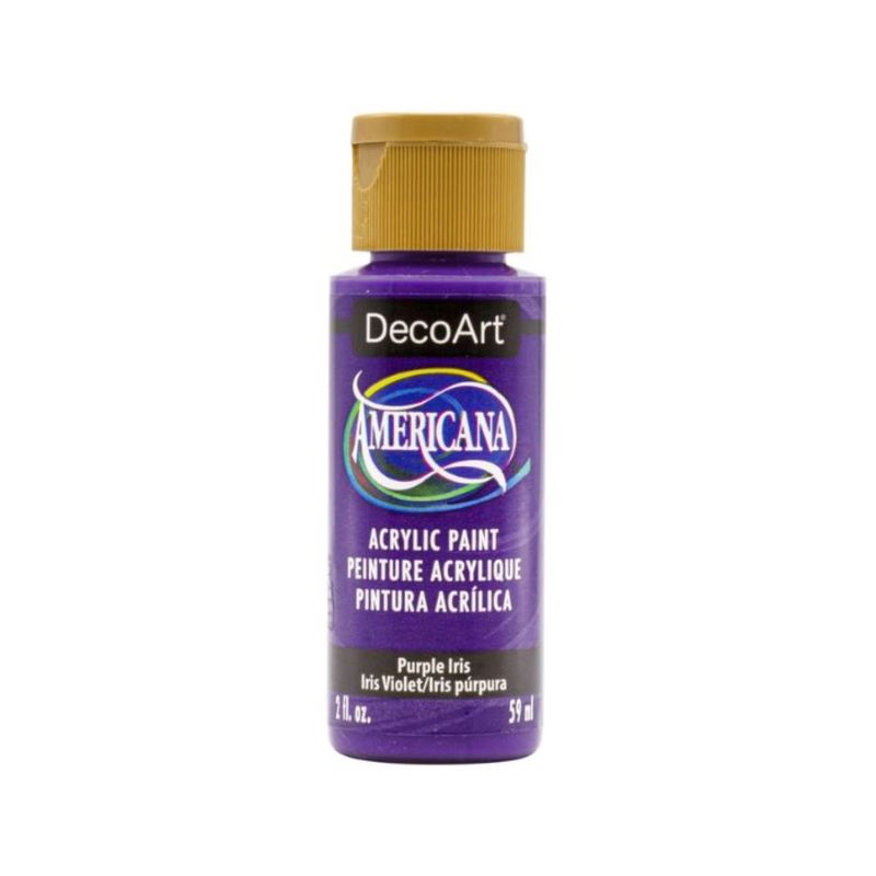 DECOART - Pintura Acrílica DecoArt Purple Iris DA412 Morado 59 ml