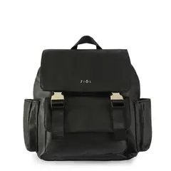 ZIOL - Mochila con tapa mediana samara negro