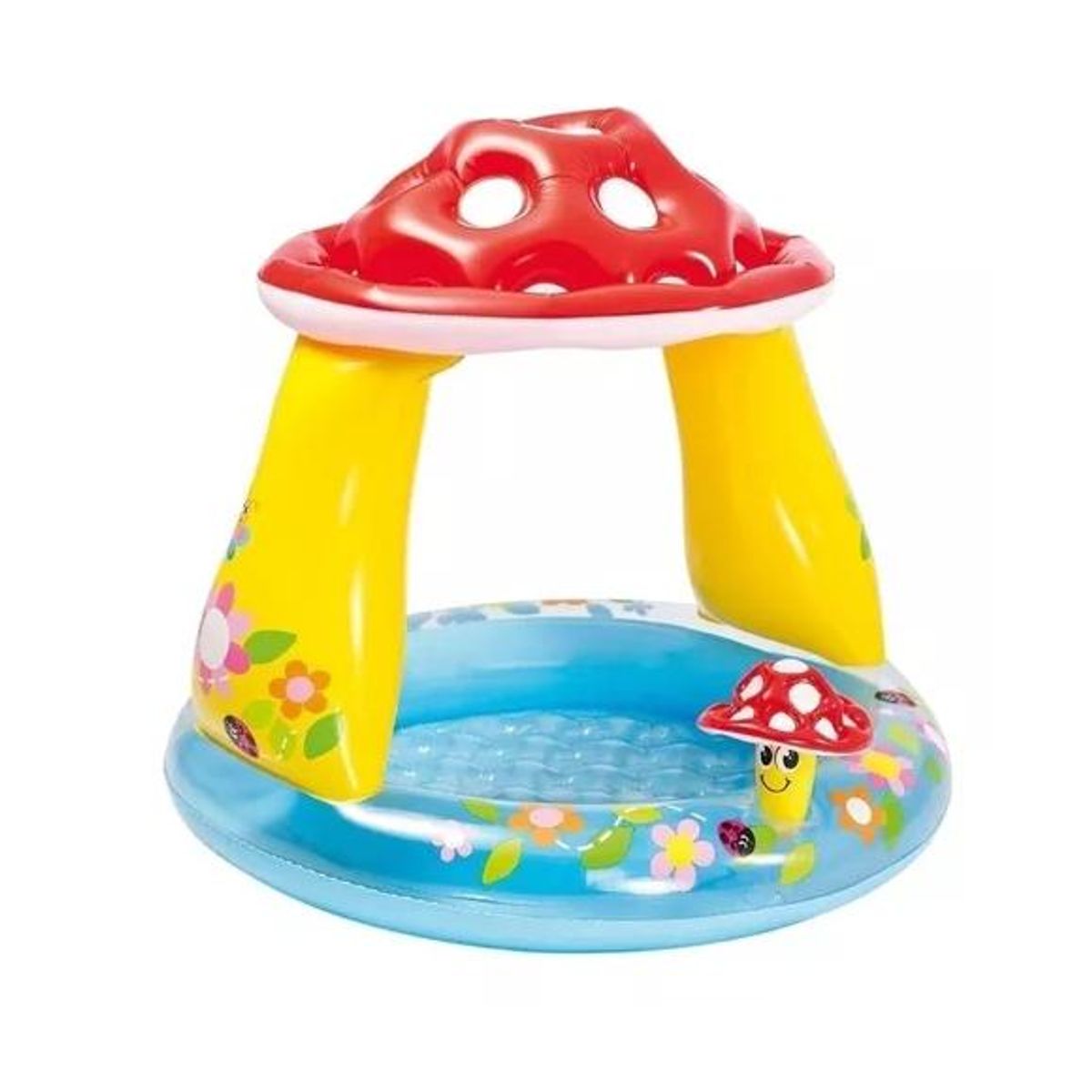 GENERICO - Piscina inflable champiñón multicolor