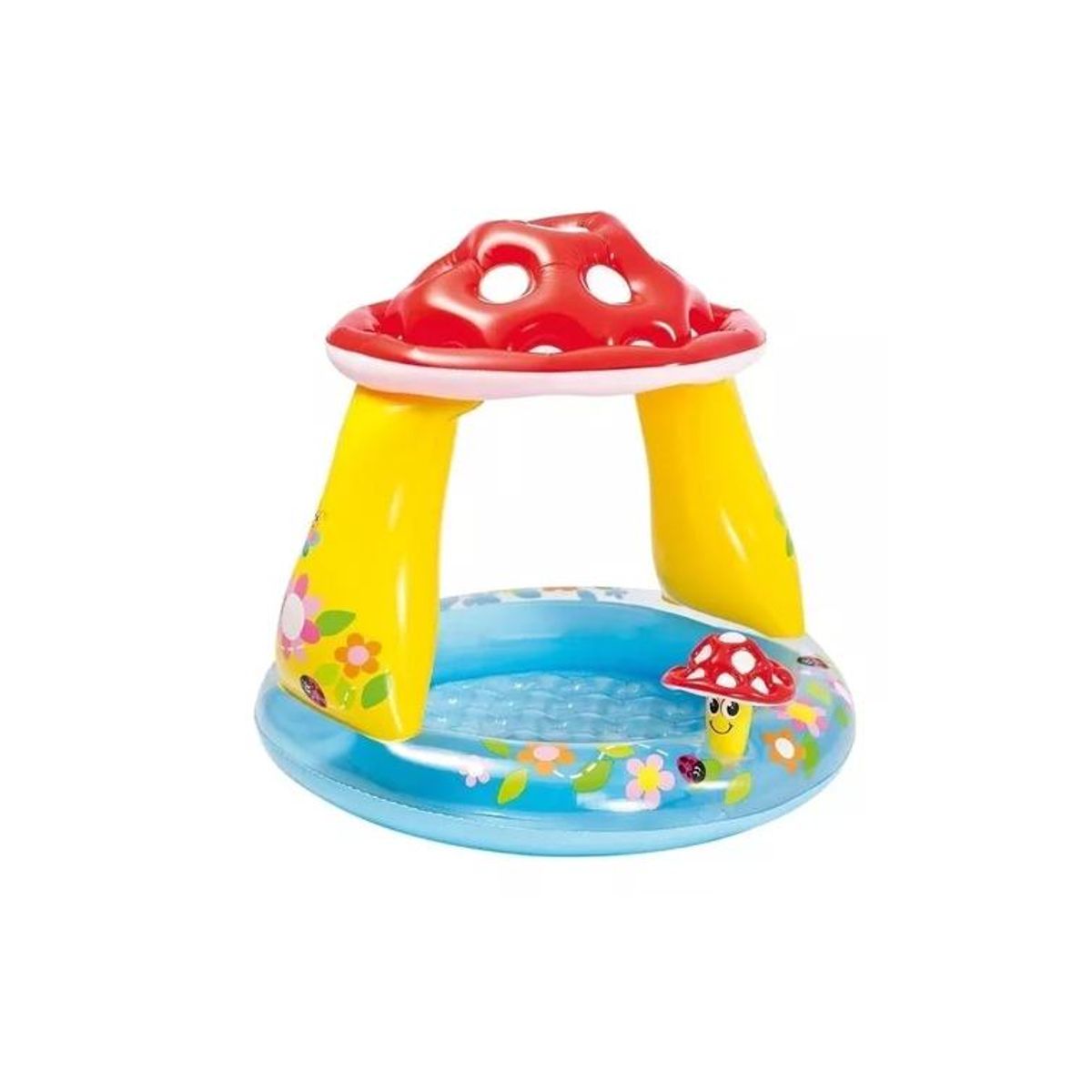 GENERICO - Piscina inflable champiñón multicolor