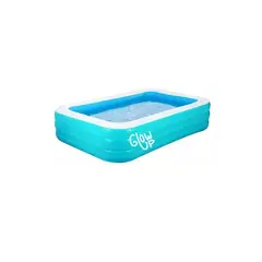 GENERICO - Piscina inflable Glowup + inflador 210x150x65 cm