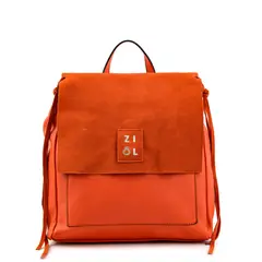 ZIOL - Mochila con tapa mediana adelia rojo tomate