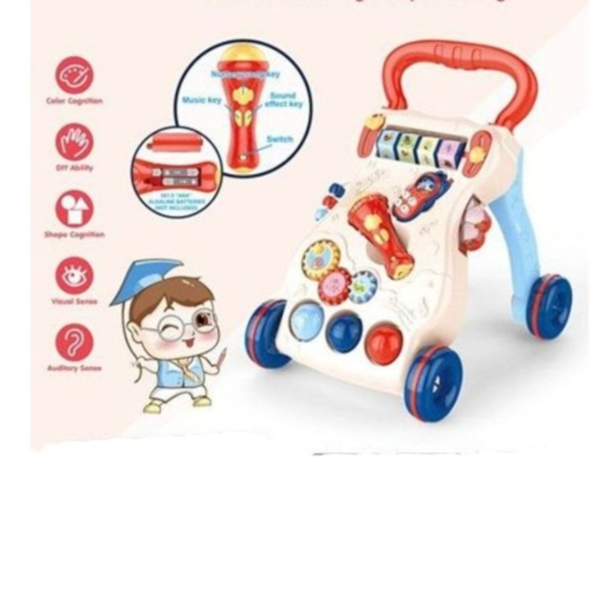 GENERICO - Andador Caminador Para Bebe Musical Caminador Juguetes Interactivos