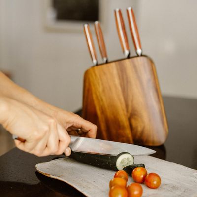 Imagen 2 del producto Set Cuchillos Holz 5 pcs Acero Inoxidable + Taco