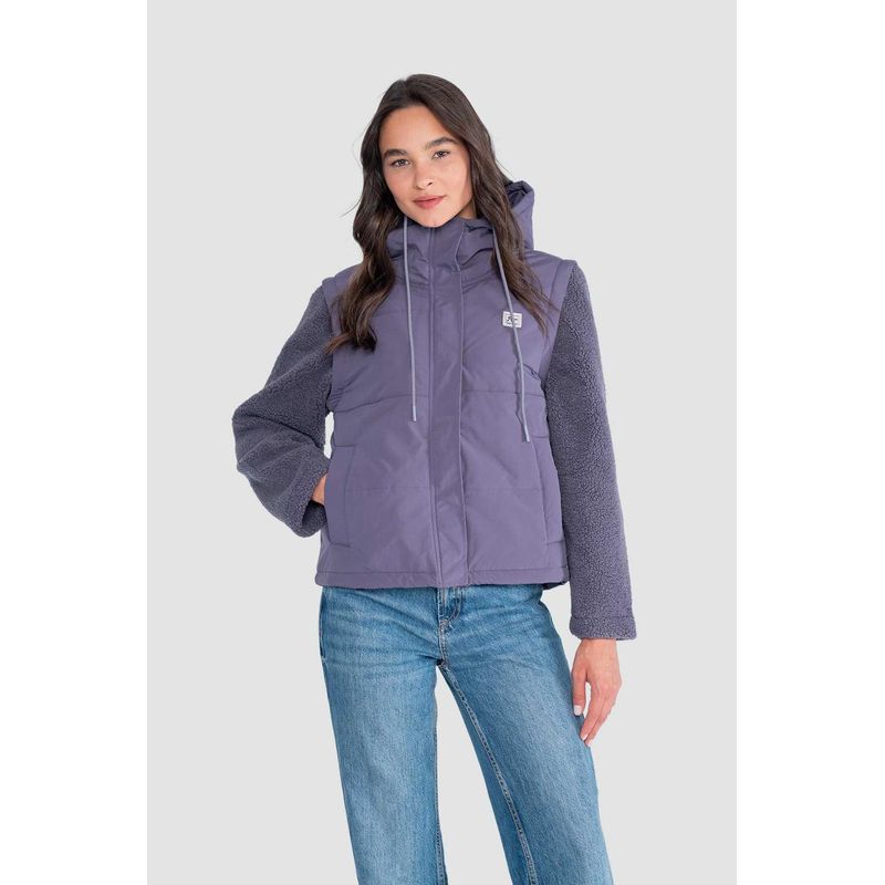 KAYA UNITE - Chaqueta Mujer 2 en 1 Tara - Malva