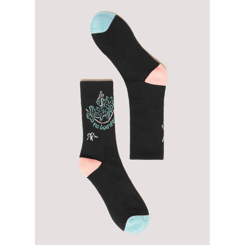 KAYA UNITE - Calcetines Knit No Bad Black