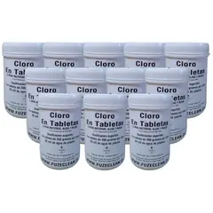 GENERICO - Cloro Tableta pack 12kg ( 60 tabletas)