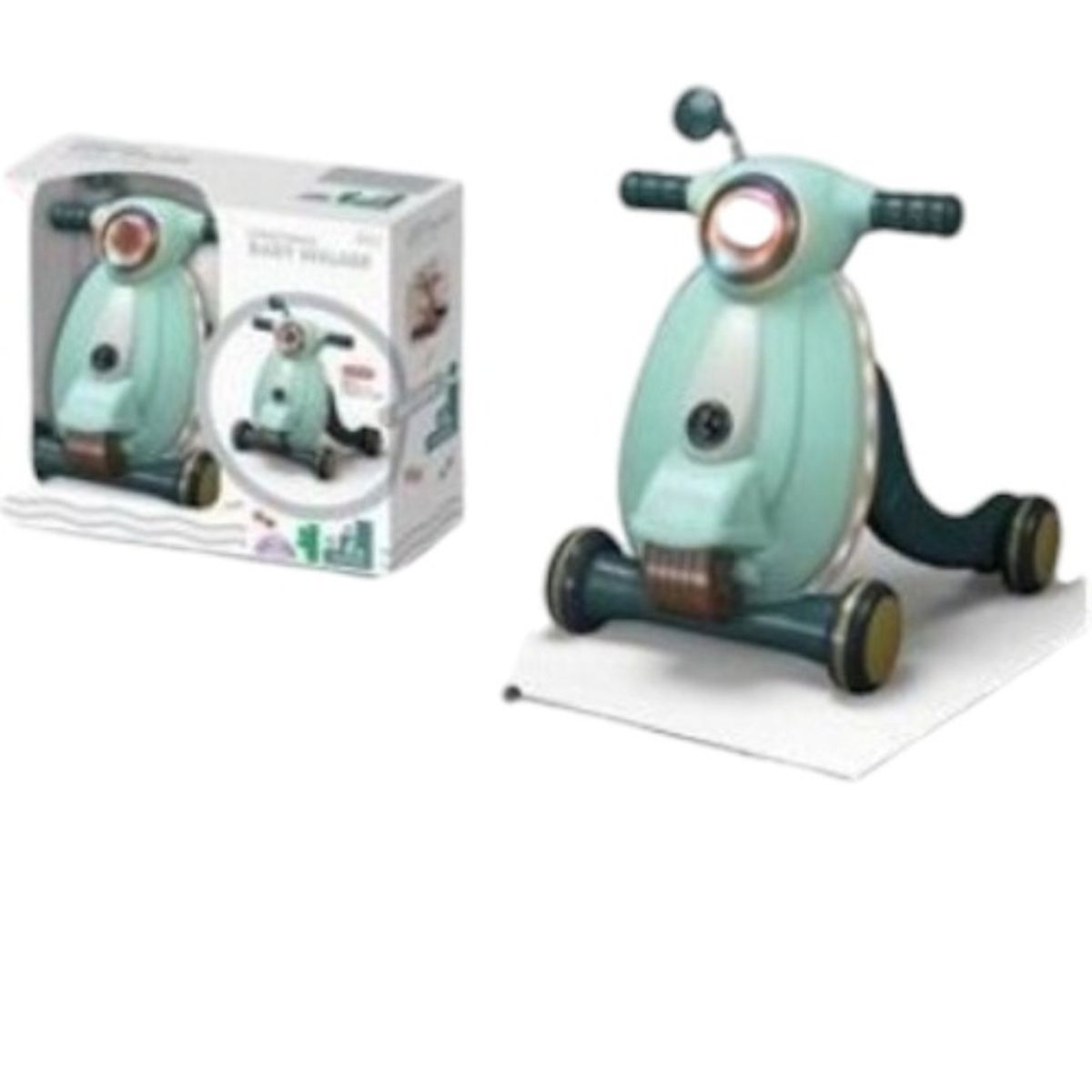 GENERICO - Andador Caminador Para Bebe Musical Caminador Juguetes Interactivos verde