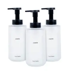 CASA NATIVA - Pack Triple Dispensadores Opacos Jabon Espuma