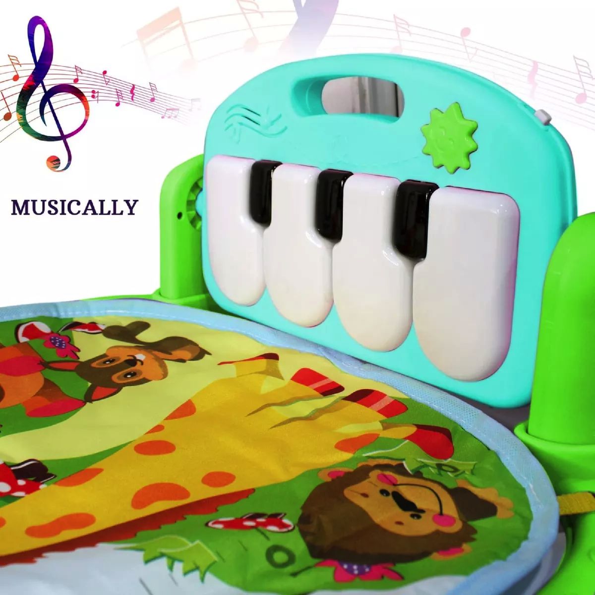 GENERICO - Alfombra Gimnasio Musical Bebé Piano Alfombra Didactica