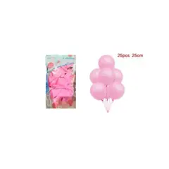 GENERICO - GLOBOS LATEX 25 CM 25 PCS