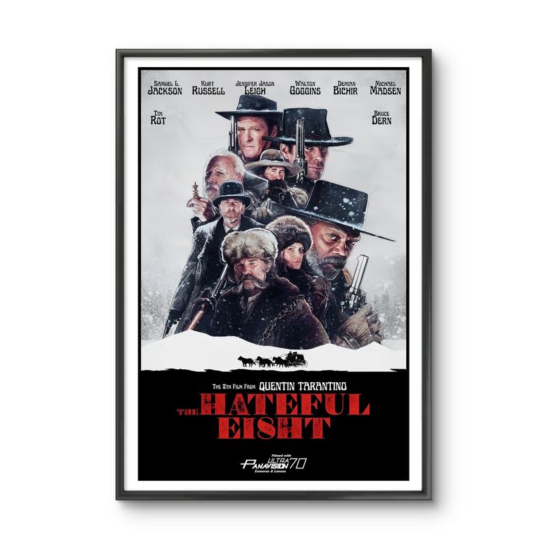 GENERICO - Cuadro Afiche Pelicula The Hateful Eight