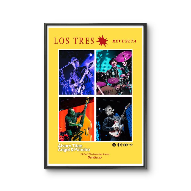 GENERICO - Cuadro decorativo Banda Los Tres