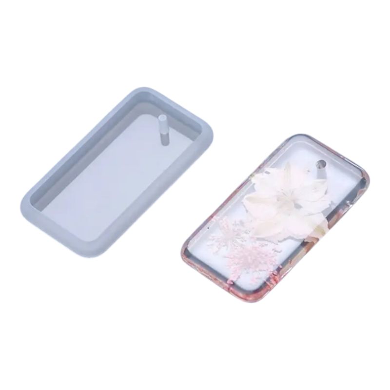 GENERICO - Molde silicona para fabricar joyas rectangular