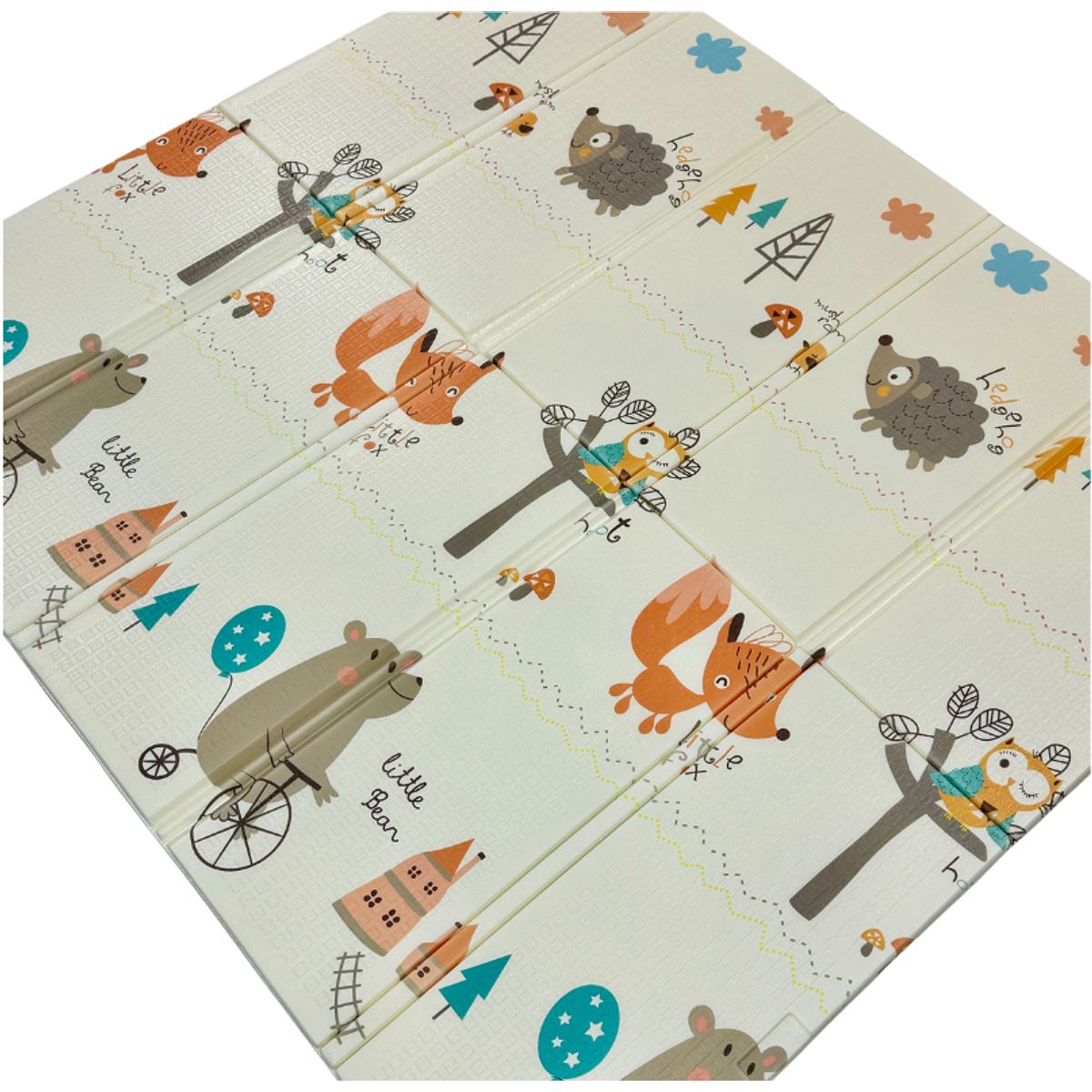 BEBECO - Alfombra Mat Bebe Antigolpe 200x180 cms Bebeco Bambie-Zorro