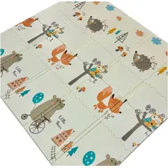 BEBECO - Alfombra Mat Bebe Antigolpe 200x180 cms Bambie-Zorro