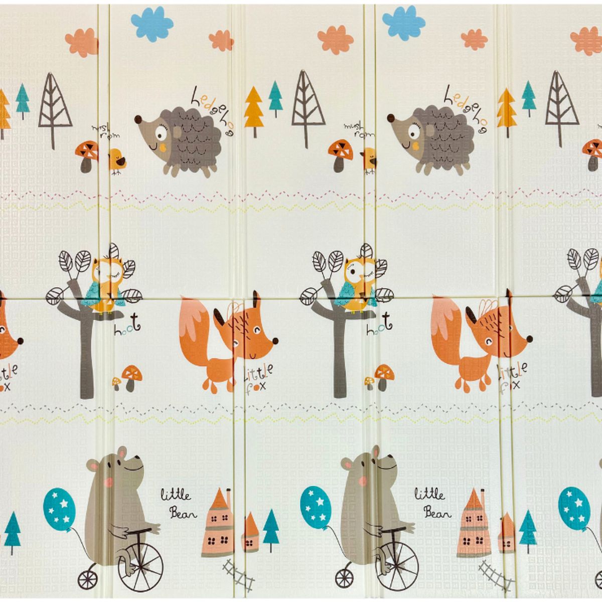 BEBECO - Alfombra Mat Bebe Antigolpe 200x180 cms Bebeco Bambie-Zorro